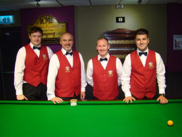 Matt Roberts, Darren Morgan, Rhydian Richards and Jamie Clarke